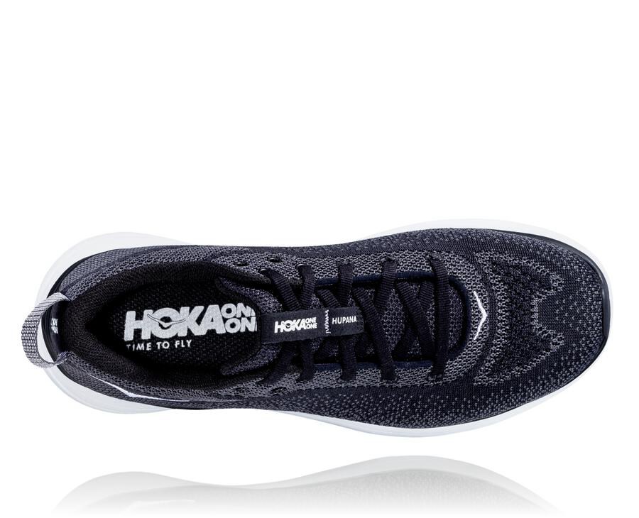 Hoka One One Tenisky Damske Čierne/Biele - Hupana Flow - 64102-HRXE